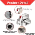 thumbnail image 3 of DG64-00473A Range Burner Dial Knob Oven Knob Compatible with Sam-sung Gas Range NX58F5700WS NX58K7850SS NX58H5600SS NX58J7750SS NX58H5650WS-Replaces DG64-00472A DG64-00347B DG64-00472B (5pcs), 3 of 6