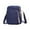 Dark Blue, variant on Solacol Women's Small Nylon Crossbody Shoulder Wallet Bag with 3 Layer Zipper, Black