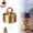 Gold, variant on High-Power Portable Mini Outdoor Spirit Burner & Alcohol Stove, Leak-Proof Self-Pressurized Camping Stove with Stable Stand for Hiking, Backpacking, Brewing Coffee (Silver, Round Bottom)