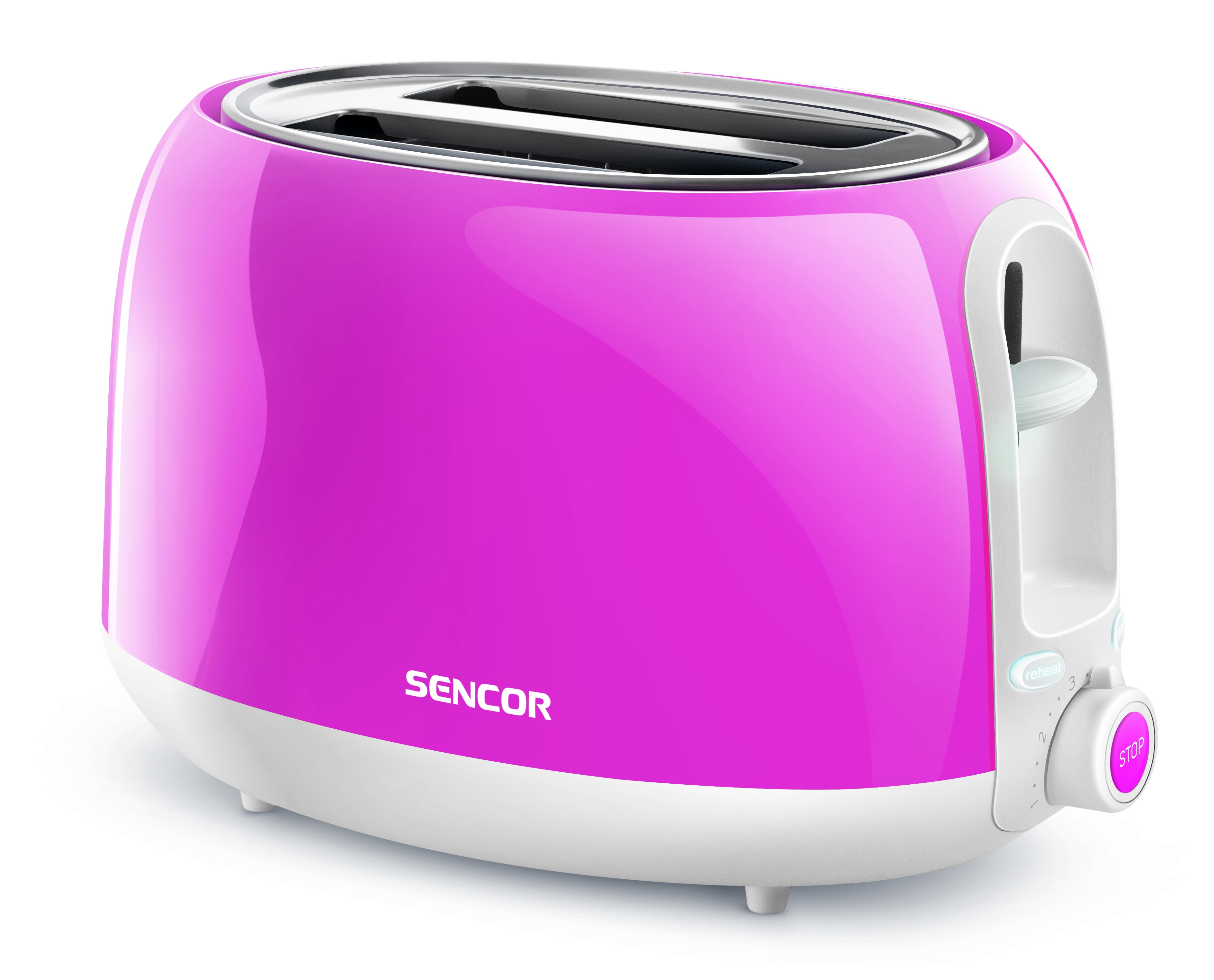 Sencor STS35VT 2-slot Toaster, Violet Lilac Mauve