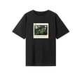 thumbnail image 1 of Camiseta para mujer, ropa de verano para mujer, camisa con cuello redondo para ir de compras y mochilero Negro, 1 of 7