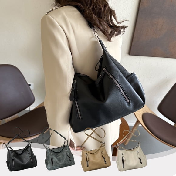 Sentmoon Small Sling Bag for Women Women's Large Capacity Soft Leather Tote Bag Commut Leisure Crossbody Shoulder Multipurpose Bag Friendship Gifts for Women