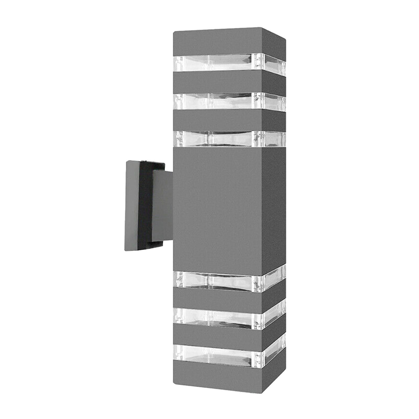 Aluminum and Down Wall Lamp E27 Garden Exterior Lighting Sconce Corridor Porch Lights IP65 Waterproof 3000K
