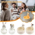 thumbnail image 3 of 2 PCS Cartoon Candle Holder Votive Candle Holders for Candlesticks Candle Holder for Table Cute Candle,C, 3 of 5