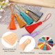 thumbnail image 3 of Uxcell 10 Pcs Handmade Bookmark Tassels, 16cm/6.3" Soft Silky Floss Book Mark Mini Tassels with Cord Loops for Crafts Jewelry Making DIY Projects Accessory Bookmarks Keychain, Beige, 3 of 7