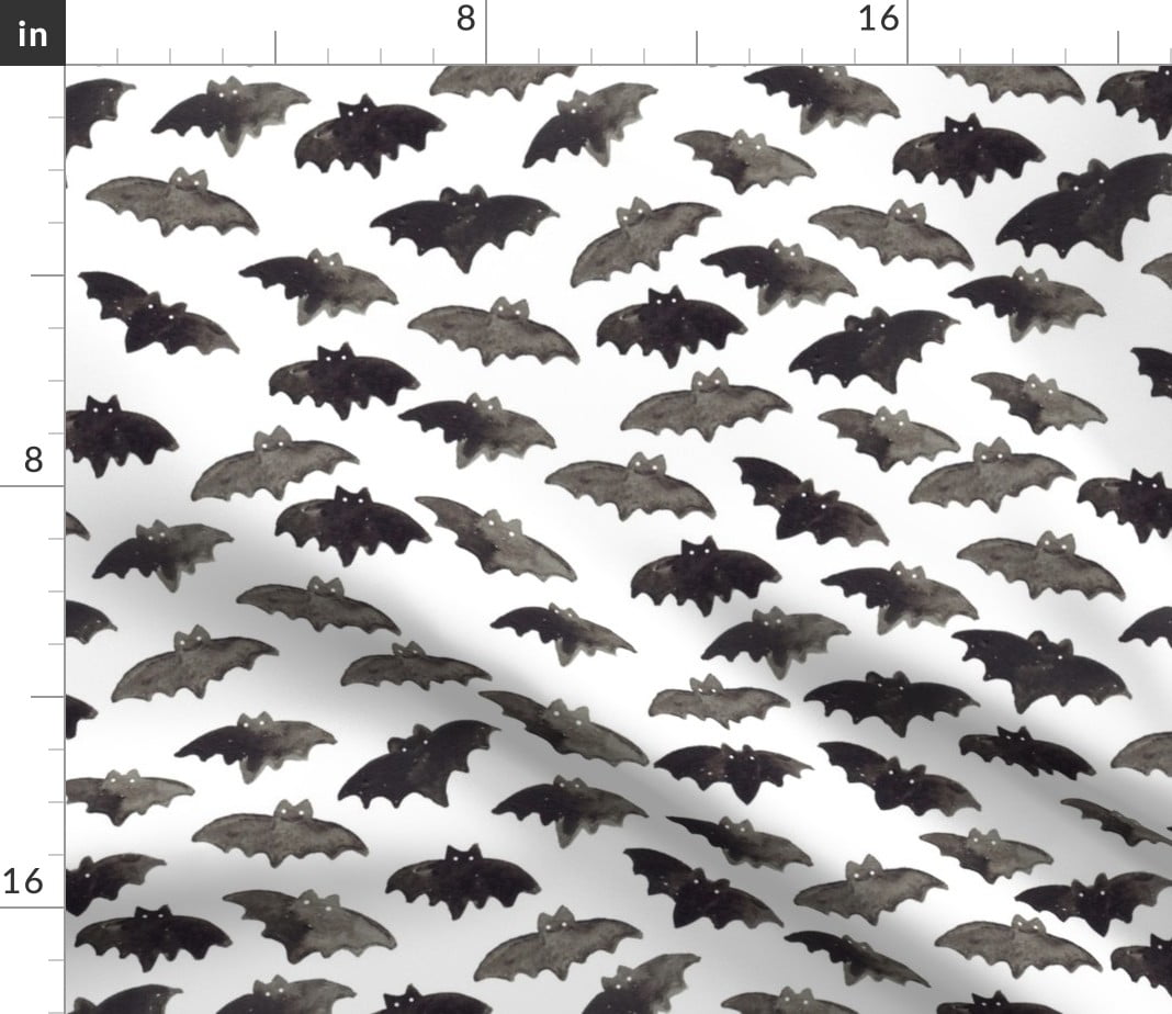 Batman Fabric. 12 yd Halloween Fabric Bat Fabric Vintage Bat Fabric Black Fabric