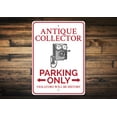 thumbnail image 1 of Antique Collector Parking Novelty Decor, Metal Wall Sign - 10x14 Inches, 1 of 4