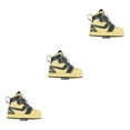 thumbnail image 2 of Justharion Mode pour Club de Golf Couvre-Chef en PU en Forme de Putter pour Espadrilles en Cuir Noir Jaune 16 x 12cm 3Ensemble, 2 of 6