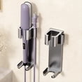 thumbnail image 2 of Soporte de Pared de Aluminio para Rizador de Pelo, Organizador de Almacenamiento, Apto para Tipos de Rizadores, Color Gris., 2 of 5
