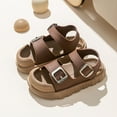 thumbnail image 2 of Toddler Boys Girls Double Buckle Sandals Children's Back Strap Water Shoes Thick Sole Casual Slides Flats, 2 of 5