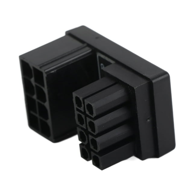 Adaptador GPU De 8 Pines De 180 Grados, GPU VGA PCIe De 8 Pines Hembra De 8 Pines A Adaptador De Conector De En U Macho De 8 Pines, Adaptador De Corriente De Conector De