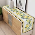 thumbnail image 4 of Yellow Lemon Table Runner - 48 Inch Long, Kitchen Dining Table Runner Dresser Scarves, Summer Botanical Black White Plaid Pastoral Farmhouse Decor for Coffee Tables Wedding Party Banquet, 4 of 8