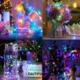 thumbnail image 4 of 5M 50 LED String Battery Operated Wire Fairy String Xmas Lights for Gift Decor(RGB/16.4Ft), 4 of 5