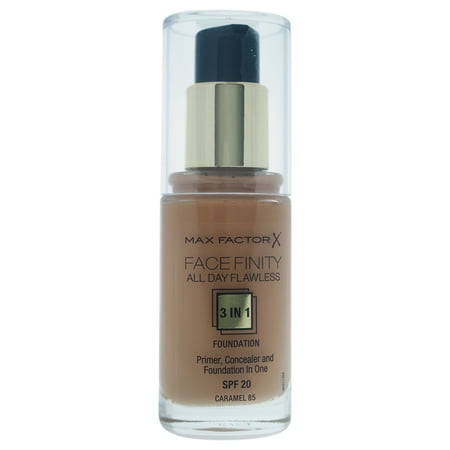 Facefinity All Day Flawless 3 In 1 Foundation SPF 20 - # 85 Caramel by Max Factor for Women - 30
