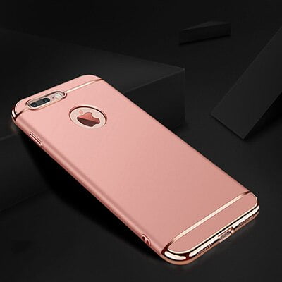 Funda de teléfono chapada completa para iPhone, carcasa dura mate de lujo 360 para iPhone 11, 12, 13, 14 Pro Max, 6s, 7, 8 Plus, 5, 5s, XR, XS Max, PC Fivean unisex