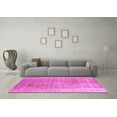 thumbnail image 3 of Ahgly Company Indoor Square Persian Pink Traditional Area Rugs, 5' Square, 3 of 4