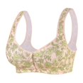 thumbnail image 4 of Mepaouo Daisy Bras for Women No Underwire Front Closure Senior Wireless Snap Closing Bra(Pink,Q), 4 of 4
