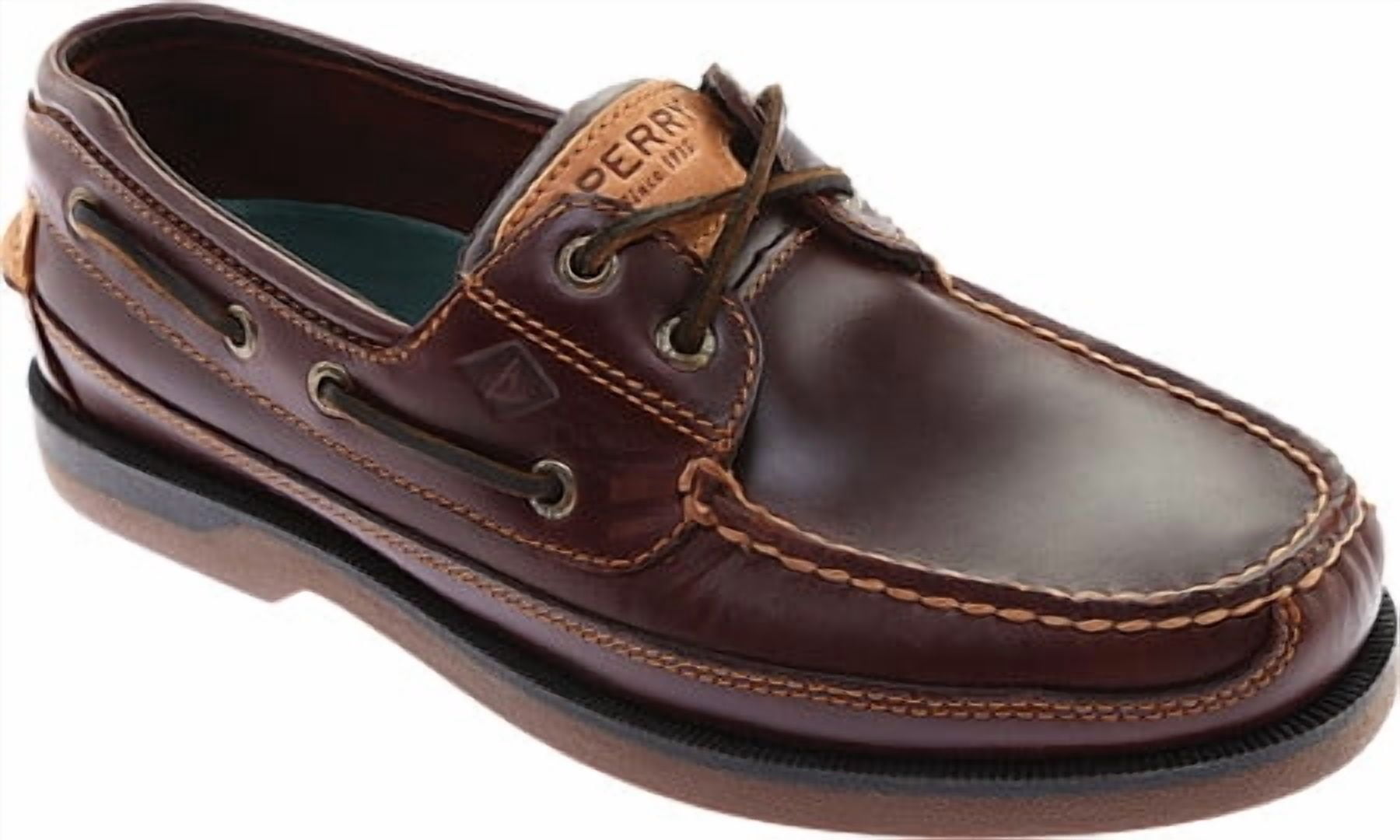 Sperry Mako 2 Eye Canoe Moc Boat Shoes Genuine Brown Leather Men\'s Size 10.5 M Mako 2 Eye Boat Shoe Oak | Sperry main image 2
