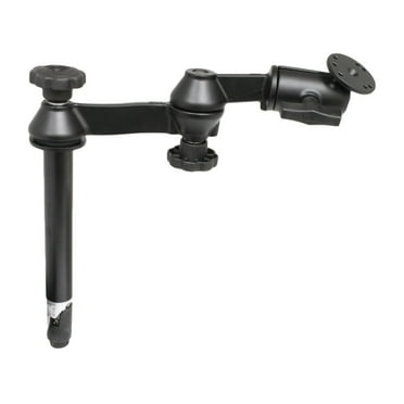 RAM-VP-SW1-8 RAM Mounts 8" Upper Pole with Double Swing Arms & Round Plate