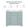 thumbnail image 6 of 36" Bathroom Vanity with Sink Combo, Modern Bathroom Cabinet Base with One Cabinet and Six Drawers, Solid Wood Bathroom Cabinet for Bathroom, Green, 6 of 9