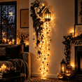 thumbnail image 6 of Halloween Cascade Wall Light, Gothic Hanging LED Wall Decor with Skeleton Lantern Design for Entryway Living Room Mantel Stair Wall Halloween Decoration, Skull, 6 of 7