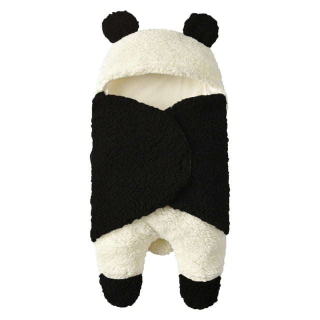 Manta Swaddle Recién Nacida, Sujetadores de Bucle de Bucle de Gancho Para Bebés Recién Nacidos Tamaña Con Capucha Ajuste de Felpa Suave para Uso Al Aire Libre
