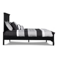 thumbnail image 3 of New Classic Furniture Tamarack Contemporary Solid Wood 4/6 Full Bed in Black, 3 of 8