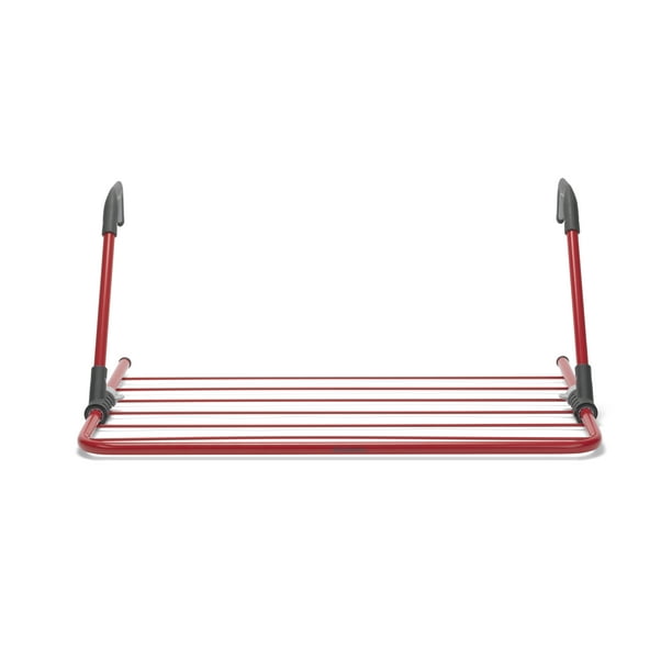 Brabantia Hanging / Radiator Drying Rack, 15 ft Passion Red Walmart