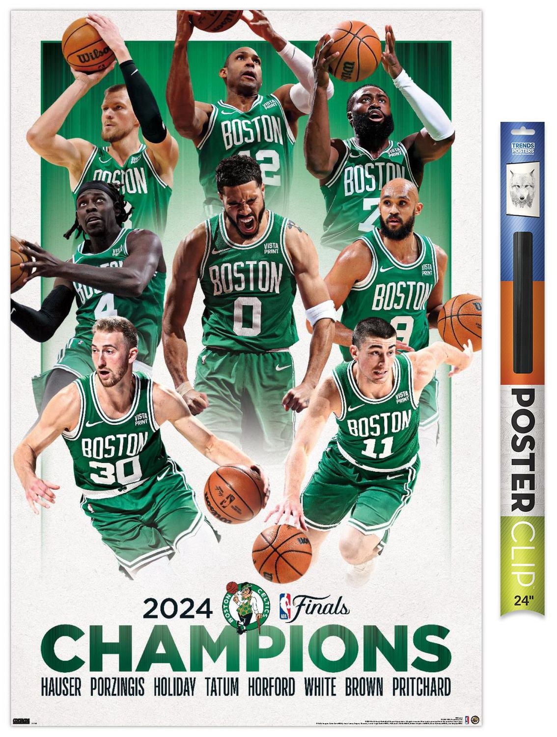 NBA Boston Celtics - 2024 NBA Finals Champions Wall Poster