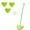 Green, variant on Triangular Cleaning Mop Shower Scrubber with Long Handle Adjustable Spin Scrubber Tool Handheld Bathroom Scrubber For Tub Tile Floor Wall And Kitchen