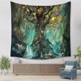 thumbnail image 3 of Tree of Life Wall Hanging,Psychedelic Tapestry,Wall Tapestry Decoration, 3 of 5