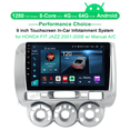 thumbnail image 3 of 4+64GB Android 13 Car Navi Radio Stereo CarPlay for Honda Fit Jazz 2001-2008 Manual A/C GPS WiFi Bluetooth FM/AM DSP, 3 of 14
