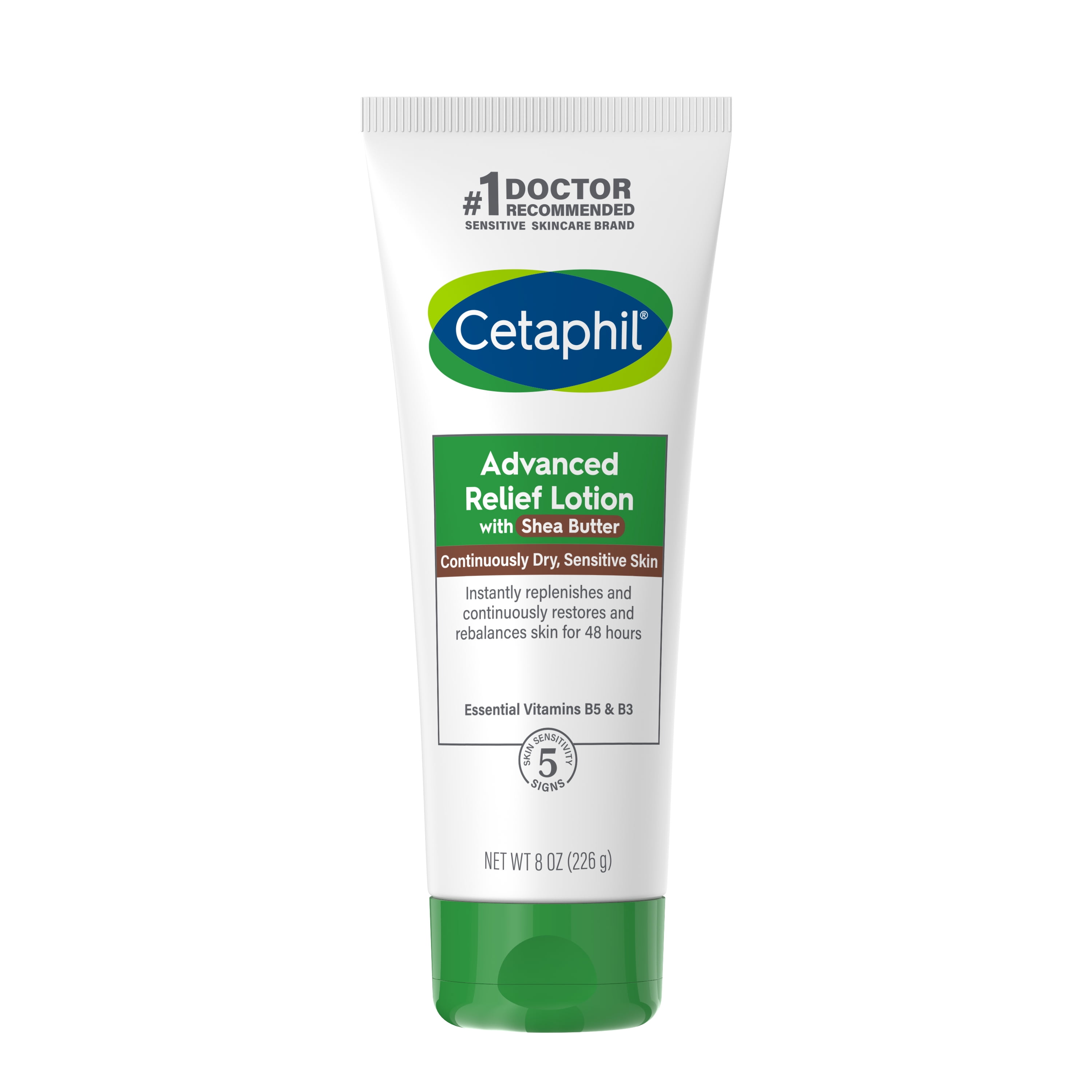 Cetaphil Advanced Relief Lotion with Shea Butter for Dry, Sensitive