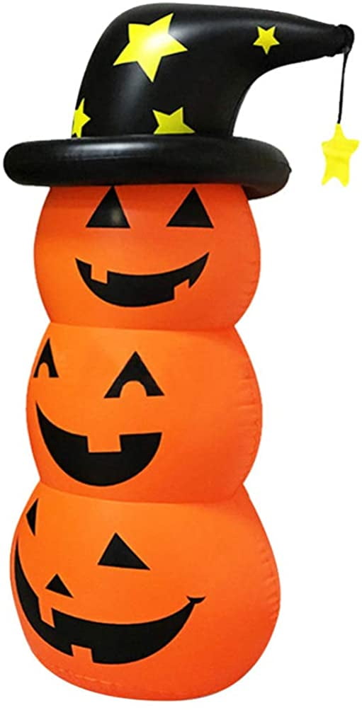 Creative Halloween Inflatable Pumpkin Decor Pumpkin Stack Game Prop