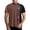 C177/Red, variant on XIYON Father's Day Men's T Shirt Short Sleeve Round Neck Color Block Summer Loose Fit Fashion Tee Top For Casual Daily Wear,White,XXXL