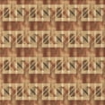 thumbnail image 1 of Ahgly Company Indoor Square Patterned Cantaloupe Orange Area Rugs, 7' Square, 1 of 6