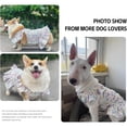 thumbnail image 6 of HQREA Dog Dresses for Large Dogs Girl Summer Floral Wedding Princess Costume for Female Dogs, 6 of 6