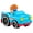 Blue, Red, variant on Fisher-Price Little People Lp New Wheelies Asrt