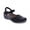 Black, variant on Revere Calabria Women's Closed Toe Sandal