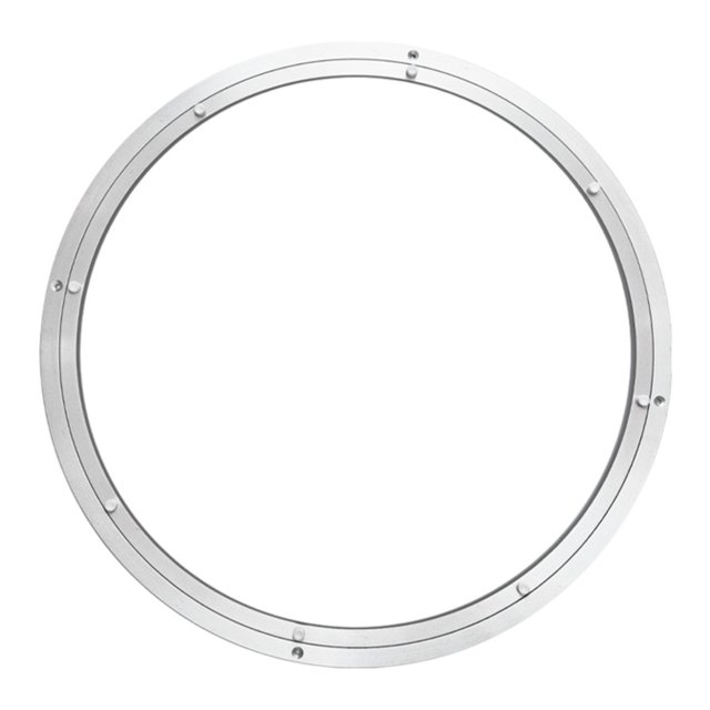 Base de Plateau Tournant de Table à Manger en Alliage d'Aluminium Base de Plateau Tournant Ronde pour Table en Verre 10 Pouces (250 mm)