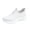 White, variant on NexTorq Womens Walking Shoes Slip on Tennis Shoes Non Slip Breathable Athletic Gym Workout Cross Training Sneakers, Light Gray, 41
