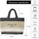 thumbnail image 2 of Large Straw Beach Bag for Women - Woven Shoulder Tote Bag, Spacious Summer Handbag for Vacation, Durable and Stylish, 2 of 5