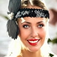 thumbnail image 3 of 3 Row 1 1/4" Metallic Stretch Sequin Headband, 3 of 3
