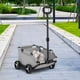 thumbnail image 4 of universal Dog Stroller for Small Dogs Rolling Cat Carrier Pet Carriage 4 Wheels Lightweight Folding Trolley Dog Cart for Travel ShopWise Round, 4 of 9