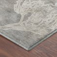 thumbnail image 2 of Addison Rugs Mayfield Premium Machine Washable Transitional Floral Silver Rectangle Rug, 8' x 10', 2 of 5
