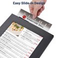 thumbnail image 2 of WeChef LED Backlit Menu Holder Cover Single Panel Fits 5"x11" Paper for Nightclubs Restaurants Hotels Cafes, 2 of 9