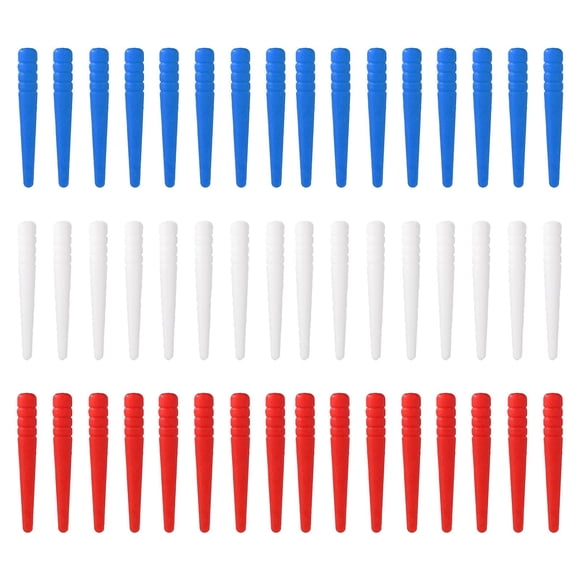 Pinzas para tablas de cribbage Gosknor, 48 unidades, plástico, con agujero de 0,32 cm
