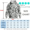 thumbnail image 2 of Rebaike Men's Snow Camo Hoodie Winter White 3D Forest Camouflage Pullover Sweatshirt, 2 of 8