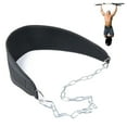 thumbnail image 1 of Strength Training Dip Belt with Chain Body Building Pull Up Belts for Any Waist Size, 1 of 9