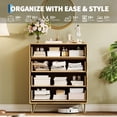 thumbnail image 5 of Fluted Dresser for Bedroom with 4 Drawers, 32" Wide Modern Chest of Wooden Chest with Metal Handle, Clothes Storage Organizer for Living Room, 5 of 8